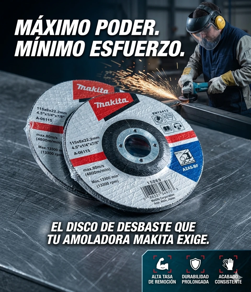 Discos Desbaste 115mm Makita's foto | Los Cortina |  BizneCubano