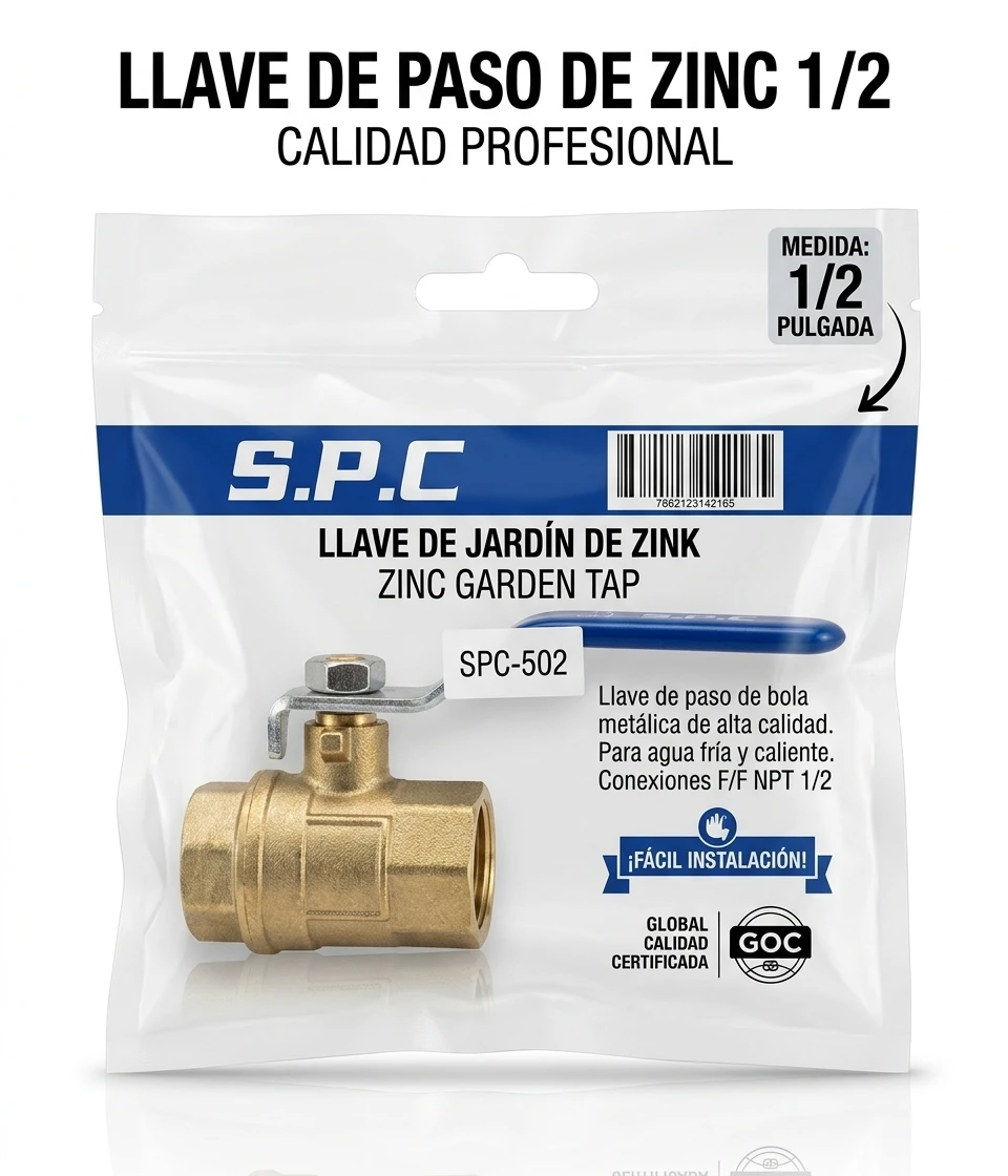 Llave de paso metálica 1/2's foto | Los Cortina |  BizneCubano